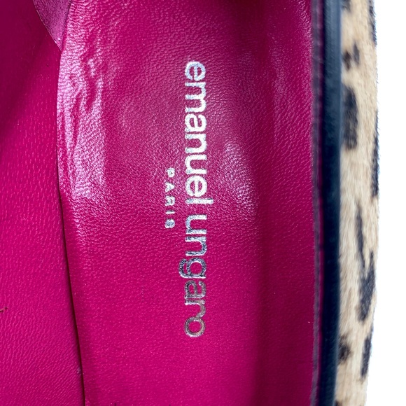 Gorgeous pony leopard Ungaro heels, made in Italy - Picture 3 of 9